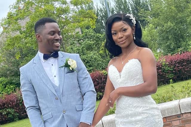 Northampton students John and Johnette tied the knot in June this year.