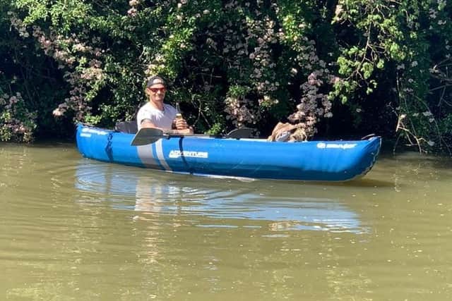 Adam Cooke spotted the huge fish.