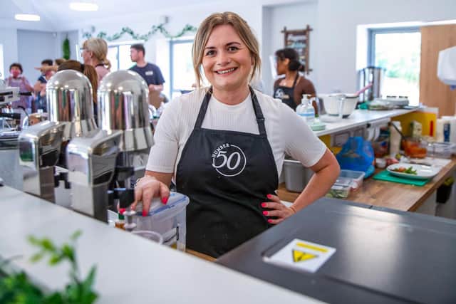 Jodie Turner, owner of Number 50 in Duston, is running the new coffee shop. Photo: Kirsty Edmonds.