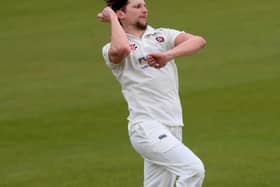 Seam bowler Jack White impressed for the Steelbacks against Yorkshire before the rains came