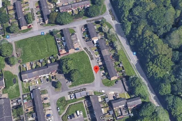 Police are hunting a vandal who attacked the same property three times in East Paddock Court