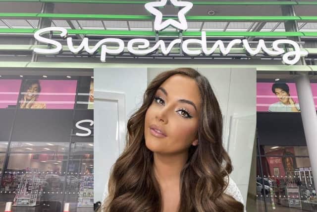 Jacqueline Jossa will be shopping at Superdrug in Rushden Lakes
