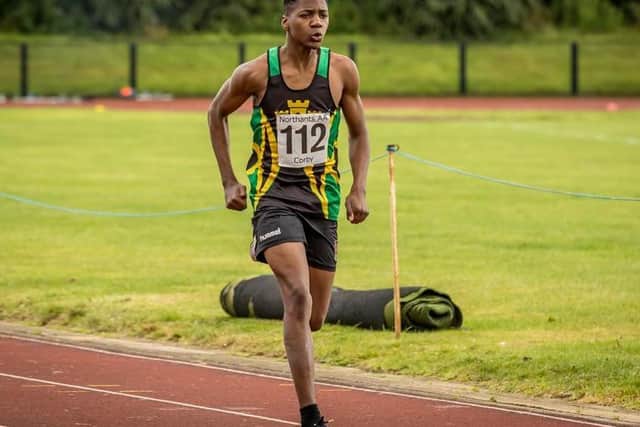 Ebuka excels in the 100m and 200m sprint, and the long jump