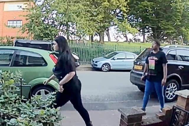 Police want to trace these two girls who may have witnesses an assault in Balfour Road on May 29