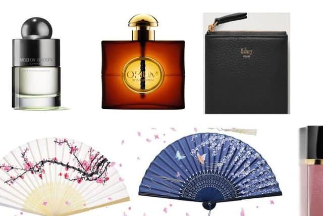 Perfume and fans were taken in the burglaries
