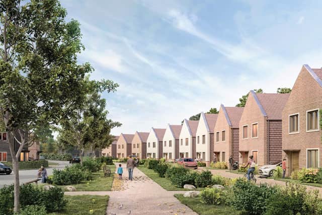 An artist's impression of the development.