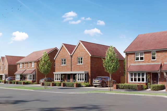 There will be a mix of two to five bedroom homes.