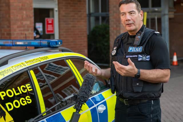Chief Constable Nick Adderley is embarking on his fourth year in the job