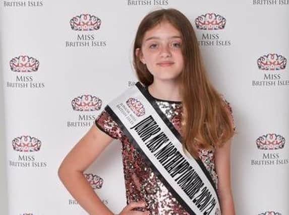 Hermoine White has been named Junior Miss Northamptonshire