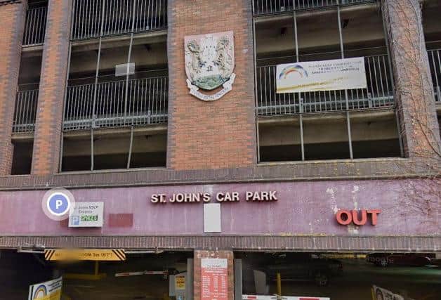 St John's Car Park is council owned, which could become free if the motion is passed