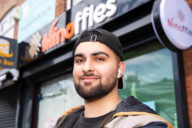 Owner Ahed Ali outside his new business venture. Photo: Kirsty Edmonds.