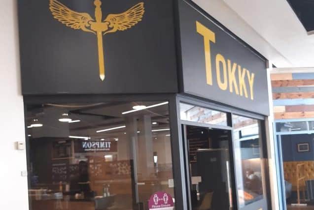 Tokky is on the second floor of the Grosvenor Centre