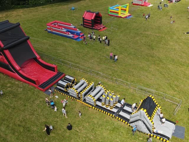 The Mega Bounce Play Park is coming to The Racecourse this weekend.