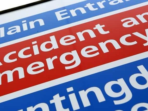 Across England, A&E departments received 2.2 million visits last month.