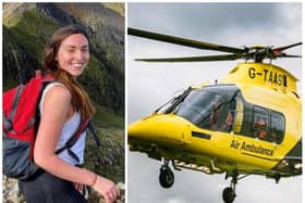 Air Ambulance medics flew seriously injured Megan Reeves to hospital in just 13 minutes