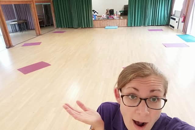 "Unfortunately this is the scene that I'm looking at right now..." Claire Cooper shared this image of her empty music class on Facebook as bookings reached an all time low.