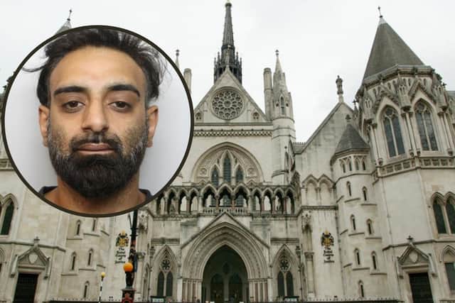 Zeshan Akhtar appeared at the Court of Appeal today