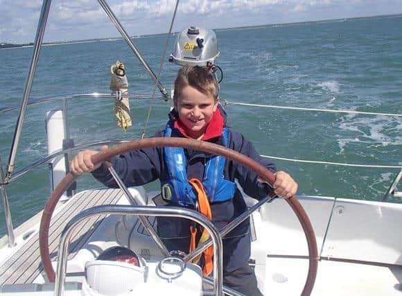 Daniel Herman got to experience plenty of water sports on the trip.
