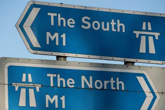 The McLaren was clocked at 124mph on the M1 northbound near Northampton
