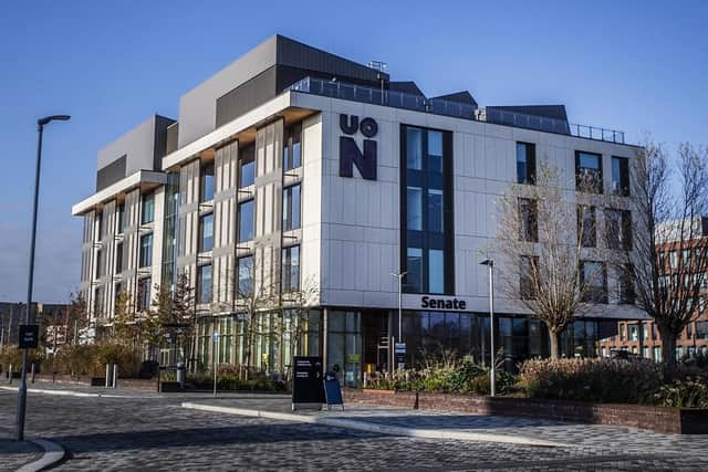 Bamidele Moshood stole various items from flats in the halls of residence at the University of Northampton's Waterside campus, where he was also staying as an overseas student.