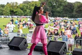 Tribute acts entertained an audience at Abington Park's Party in the Park this bank holiday weekend. Photo: Kirsty Edmonds.