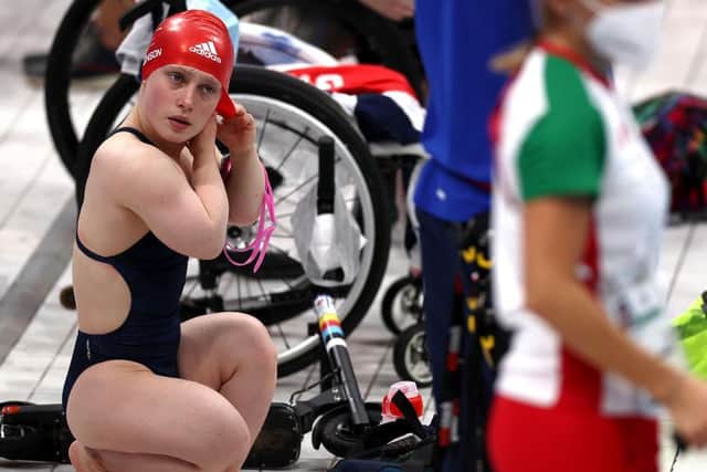 Northampton's Ellie Robinson finished fifth in her paralympics final on Monday morning
