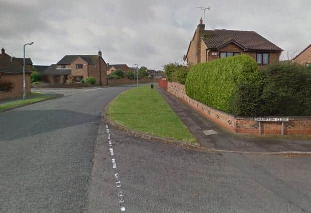 The incident took place on Radnor Way close to Brampton Close