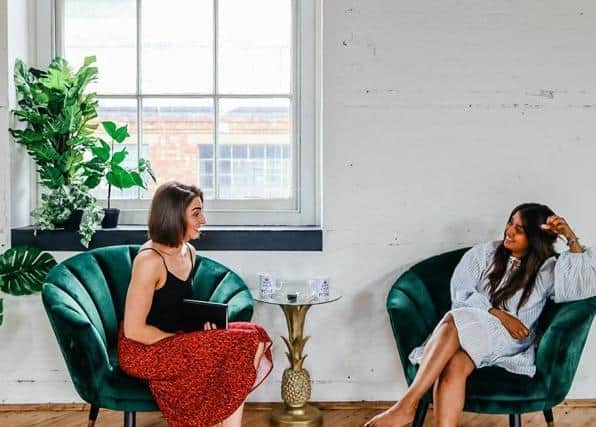 Founders of 'Not At The Office', Yasmin Keenan and Sarah Celia Partingon.