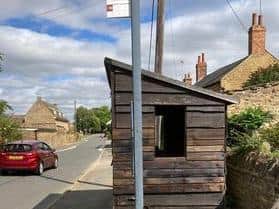 The bus stop is now more pleasant to see and use.