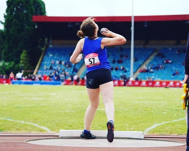 Top local athlete Lily Carlaw will be in action when Moulton College hosts Throws Fest this weekend