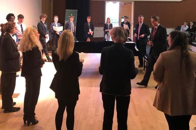 Northampton staff and pupils welcomed the Secretary of State into school yesterday (Thursday) as the autumn term gets underway.