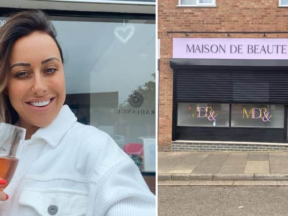 Emily Ayris and her new salon in Oulton Rise.