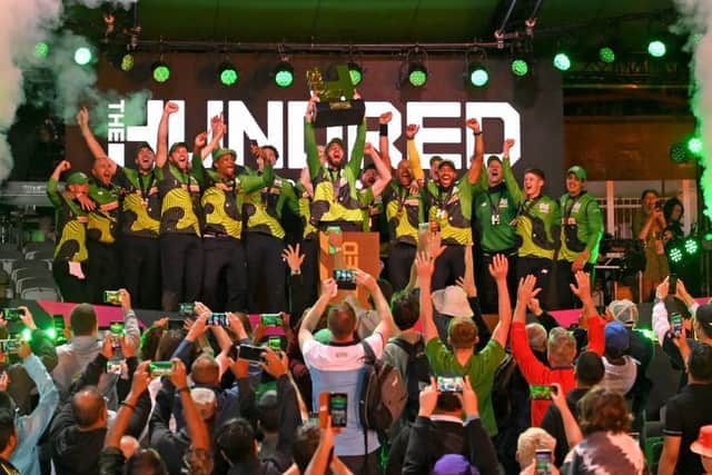 Southern Brave celebrate their title win in The Hundred