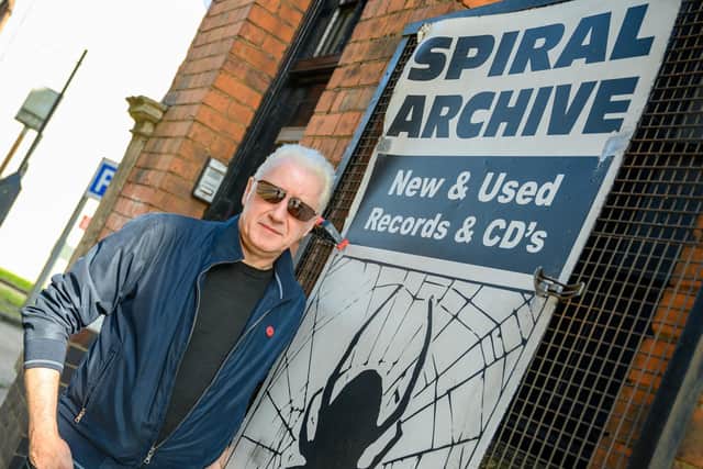 Alex Novak outside of Spiral Archive's former home in St Michael's Road.