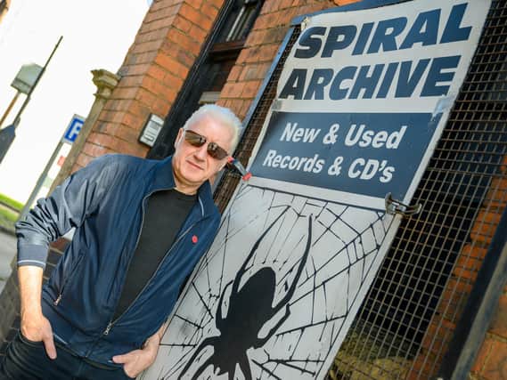 Alex Novak outside of Spiral Archive's former home in St Michael's Road.