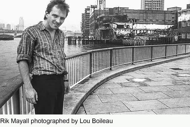 Rik Mayall photographed by Lou Boileau