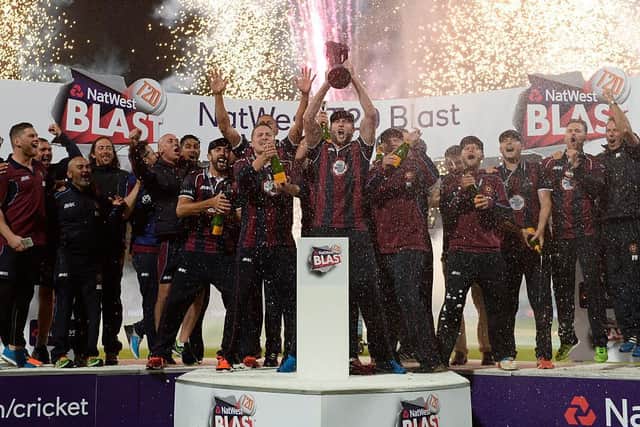 Northants twice won the T20 Blast under David Ripley, in 2013 and 2016 (above)