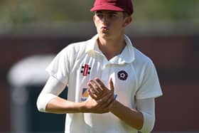 Teenager James Sales made his first-class debut for Northants against Surrey