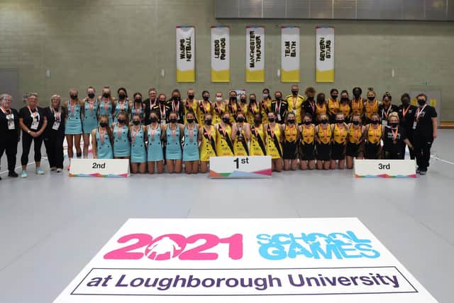 Wasps Netball - including two players from Northamptonshire - game third at the School Games national finals.