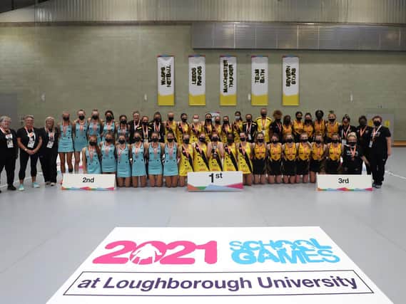 Wasps Netball - including two players from Northamptonshire - game third at the School Games national finals.