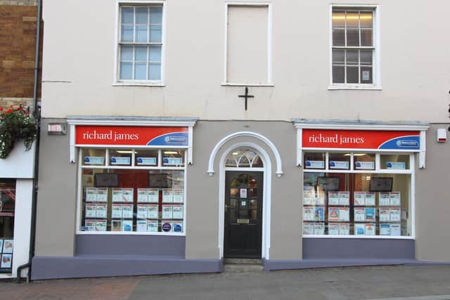 Richard James Estate Agents in Wellingborough today (2021).