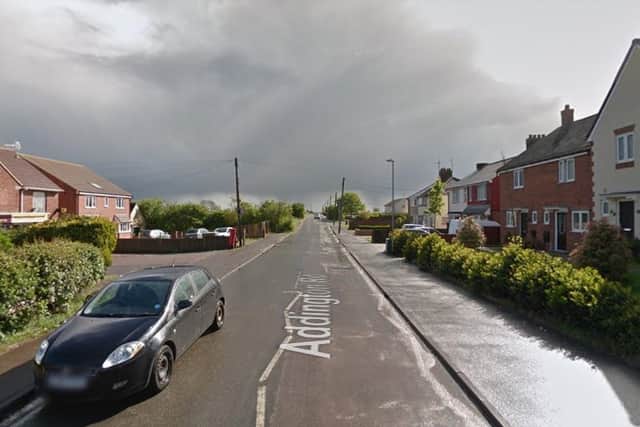 Four men were arrested at a property in Addington Road, Irthlingborough this morning. Photo: Google Maps