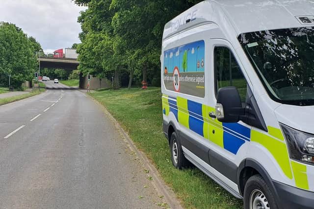 Police camera van (stock image)