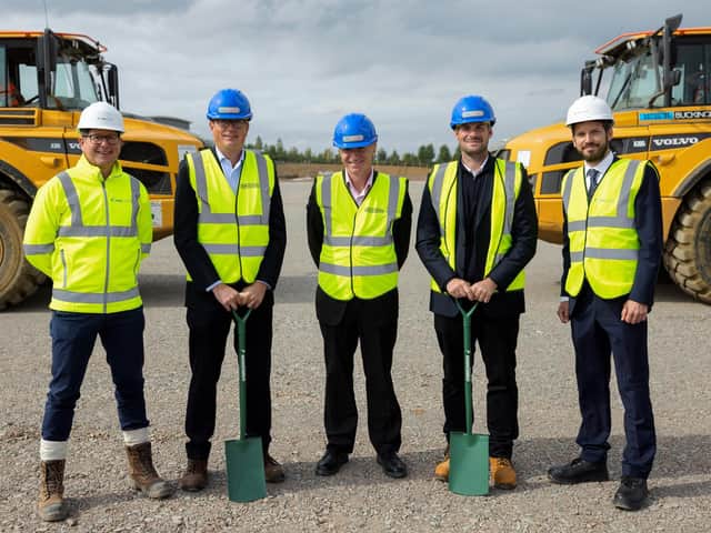 Toolstation held a ground-breaking ceremony at the new site.