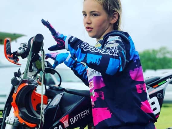Olivia Reynolds’ parents bought her first motocross bike aged three