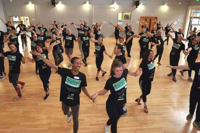 Training has begun for Strictly Northampton 2021. Photo: Martin Farmer.