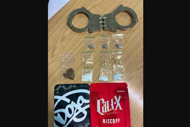 Drugs seized from the scene of the crime. Photo: Joshua Shield