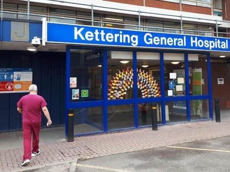 The number of Covid patients doubled at Kettering General Hospital in the first two weeks of September.