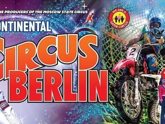 Poster for Continental Circus Berlin at Sixfields in Northampton.