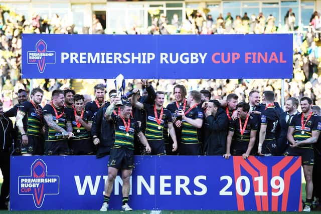 Saints won the Premiership Rugby Cup in 2019
